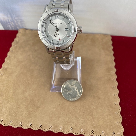 Tourneau Designed Swiss Watch Silver Tone NIBNT - Picture 15 of 16